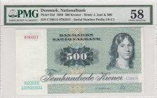 Denmark, 500 Kroner, 1988, AUNC(+), p52d
PMG 58
Serial Number: C1881A 0783231
Estimate: 200-400