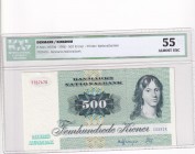 Denmark, 500 Kroner, 1988, AUNC, p52d
ICG 55
Serial Number: 7707470
Estimate: 175-350