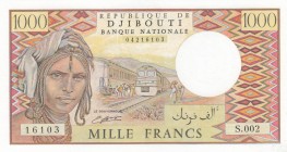 Djibouti, 1.000 Francs, 1988, UNC, p37b
Serial Number: S.002 16103
Estimate: 25-50