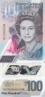 East Caribbean States, 100 Dollars, 2019, UNC, pNew
Queen Elizabeth II. Potrait
Serial Number: WE034218
Estimate: 50-100