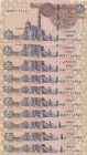 Egypt, 1 Pound, 2017, UNC, p70, (Total 10 consecutive banknotes)
Estimate: 10-20