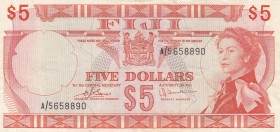 Fiji, 5 Dollars, 1974, VF, p73c
Queen Elizabeth II. Potrait
Serial Number: A/658890
Estimate: 75-150