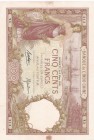 French Somaliland, 500 Francs, 1938, XF, p9b
Serial Number: V.3 213
Estimate: 250-500