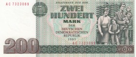 Germany - Democratic Republic, 200 Mark, 1985, UNC, p32
Serial Number: AC 7323069
Estimate: 30-60