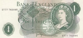 Great Britain, 1 Pound, 1970/1977, XF, p374g
Queen Elizabeth II. Potrait
Serial Number: ET77 762095
Estimate: 10-20