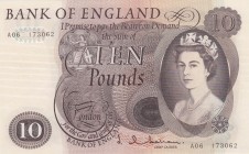 Great Britain, 10 Pounds, 1964, UNC, p376a
Queen Elizabeth II. Potrait
Serial Number: A06 173062
Estimate: 75-150