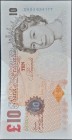 Great Britain, 10 Pounds, 2004, UNC, p389c
Queen Elizabeth II. Potrait
Serial Number: DK03 624177
Estimate: 25-50