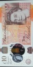 Great Britain, 10 Pounds, 2016, UNC, p395
Queen Elizabeth II portrait, Polymer plastic banknote
Serial Number: BC40 795236
Estimate: 20-40