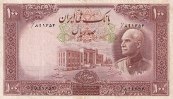 Iran, 100 Rials, 1938, XF, p36Ae
Stained
Serial Number: 891652
Estimate: 250-500
