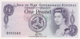 Isle of Man, 1 Pound, 1979, UNC, p34a
Queen Elizabeth II. Potrait
Serial Number: R262943
Estimate: 20-40