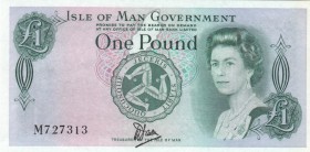 Isle of Man, 1 Pound, 1983, UNC, p38a
Queen Elizabeth II. Potrait
Serial Number: M727313
Estimate: 50-100