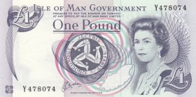 Isle of Man, 1 Pound, 1983, UNC, p40b
Queen Elizabeth II. Potrait
Serial Number: Y478074
Estimate: 10-20