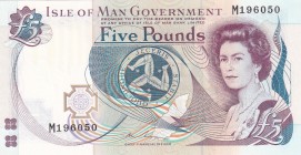 Isle of Man, 5 Pounds, 2015, UNC, p48a
Queen Elizabeth II. Potrait
Serial Number: M196050
Estimate: 30-60