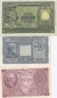 Italy, 5 Lİre, 10 Lire and Lire, 1944/1951, p31, p32, p91, (Total 3 banknotes)
5 Lire, Unc; 10 Lire AUNC; 50 Lire, XF
XF/UNC
Estimate: 50-100