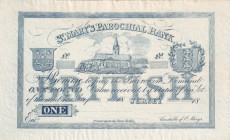 Jersey, 1 Pound, 18XX, UNC(-),
St. Mary's Parochial Bank
Estimate: 100-200
