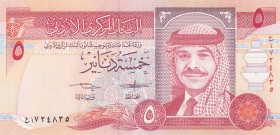 Jordan, 5 Dinars, 1993, UNC, p25b
Serial Number: 724835
Estimate: 30-60