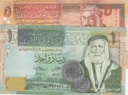 Jordan, 1-5 Dinars, 2002/2016, UNC, p34, p35, (Total 2 banknotes)
Estimate: 20-40