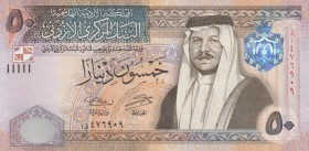 Jordan, 50 Dinars, 2016, UNC, p38
Estimate: 80-160