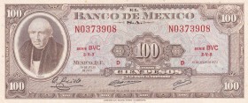 Mexico, 100 Pesos, 1973, AUNC, p61i
Serial Number: N0373908
Estimate: 10-20