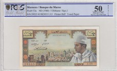 Morocco, 5 Dirhams, 1960, AUNC, p53a
PCGS 50
Serial Number: 29535 035829535
Estimate: 75-150