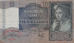 Netherlands, 10 Gulden, 1941, VF, p56
Serial Number: 6 AN 092476
Estimate: 40-80