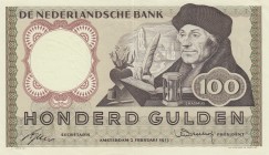 Netherlands, 100 Gulden, 1953, AUNC, p88
Serial Number: 2BV 060607
Estimate: 125-250