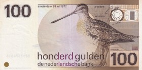 Netherlands, 100 Gulden, 1977, VF(+), p97a
Serial Number: 8292524616
Estimate: 50-100