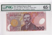 New Zealand, 100 Dollars, 38200, UNC, p189b
PMG 65 EPQ
Serial Number: BJ08172335
Estimate: 150-300