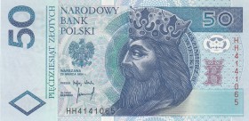Poland, 50 Zlotych, 1994, UNC, p175a
Serial Number: HH 41441065
Estimate: 30-60
