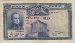 Portugal, 100 Escudos, 1928, VF, p140
Serial Number: JF 06657
Estimate: 400-800