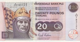 Scotland, 20 Pounds, 2005, UNC, p229F
Commemorative banknote
Clydesdale Bank
Serial Number: A/DZ 783121
Estimate: 45-90