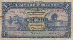 Trinidad & Tobago, 1 Dollar, 1939, FINE, p5b
Serial Number: 61C 67263
Estimate: 35-70