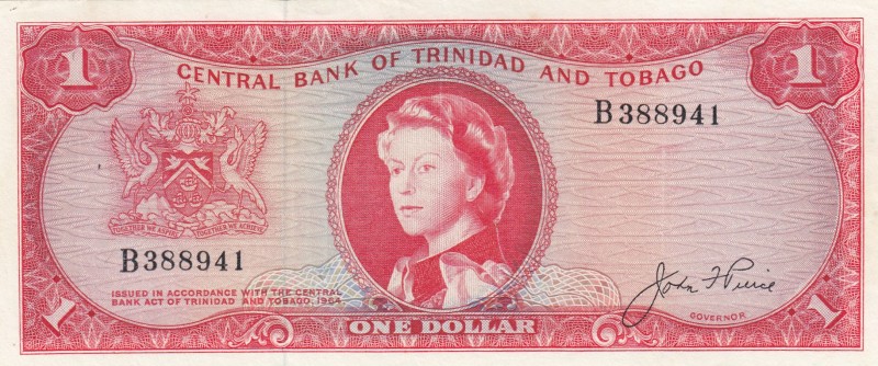 Trinidad & Tobago, 1 Dollar, 1964, XF(-), p26a
Queen Elizabeth II. Potrait
Ser...