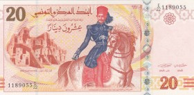 Tunisia, 20 Dinars, 2011, UNC, p93b
Serial Number: E/22 1189055
Estimate: 25-50
