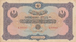 Turkey, Ottoman Empire, 1 Livre, 1915, VF(+), p69, Talat / Hüseyin Cahid
V. Mehmed Reşad Period, AH: 30 March 1331, sign: Talat / Hüseyin Cahid
Ther...