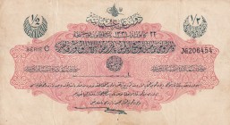 Turkey, Ottoman Empire, 1/2 Livre, 1916, XF, p82, Talat / Hüseyin Cahid
V. Mehmed Reşad Period, AH: 22 December 1331, sign: Talat / Hüseyin Cahid
Th...