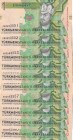 Turkmenistan, 1 Manat, 2014, UNC, p29b, (Total 10 consecutive banknotes)
Estimate: 10-20