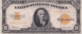 United States of America, 10 Dollars, 1922, XF, p274
Gold Certificates Series 1922
Serial Number: K59251656
Estimate: 350-700