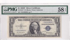 United States of America, 1 Dollar, 1935, AUNC, p416D2f
PMG 58 EPQ
Serial Number: 02109808G
Estimate: 25-50
