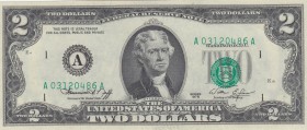 United States of America, 2 Dollars, 1976, UNC, p461, ERROR
Printing Slip
Serial Number: A 03120486 A
Estimate: 15-30