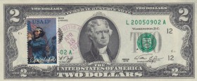 United States of America, 2 Dollars, 1976, UNC, p461
Stamped and scaly
Serial Number: L20050902 A
Estimate: 15-30