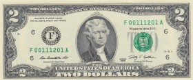 United States of America, 2 Dollars, 2009, UNC, p530A, (Total 79 banknotes)
From Same Pack
Thomas Jefferson Portrait
Estimate: 250-500