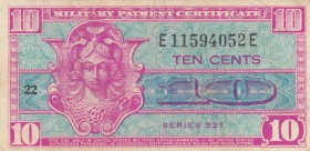 United States of America, 10 Cents, 1954, XF(-),
Military Payment Certificate
There are pinhole.
Serial Number: E11594052E
Estimate: 20-40