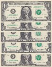United States of America, 1 Dollar, 1988,2003,2009, UNC, p530, p515, p480b, Year RADAR and Repeater Team
Serial Number: G19341934,E 20362036, B 20012...