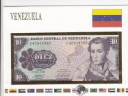 Venezuela, 10 Bolivares, 1981, UNC, p60a, FOLDER
Serial Number: C 45939580
Estimate: 15-30