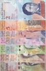 Venezuela, 2-5-10-20-50-100-2.000 Bolivares, 2007/2016, UNC, (Total 7 banknotes)
Estimate: 10-20