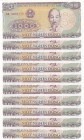 Viet Nam, 1.000 Dông, 1988, UNC, (Total 10 consecutive banknotes)
Estimate: 10-20