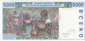 West African States, 5.000 Francs, 1999, UNC(-), p113Ai
"A'' Ivory Coast
Serial Number: 9915267816
Estimate: 35-70