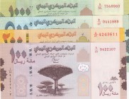 Yemen Arab Republic, 100 Rials, 200 Rials, 500 Rials and 1.000 Rials, 2017/2018, UNC, pNew, (Total 4 banknotes)
set
Estimate: 25-50