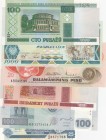 Mix Lot, UNC, (Total 6 banknotes)
Nikaragua 25 Centavos, 1991; Congo 100 Francs, 2007; Belarus 50 Rublei, 2000; Philippines 20 Piso, 1976; Rwanda 1.0...